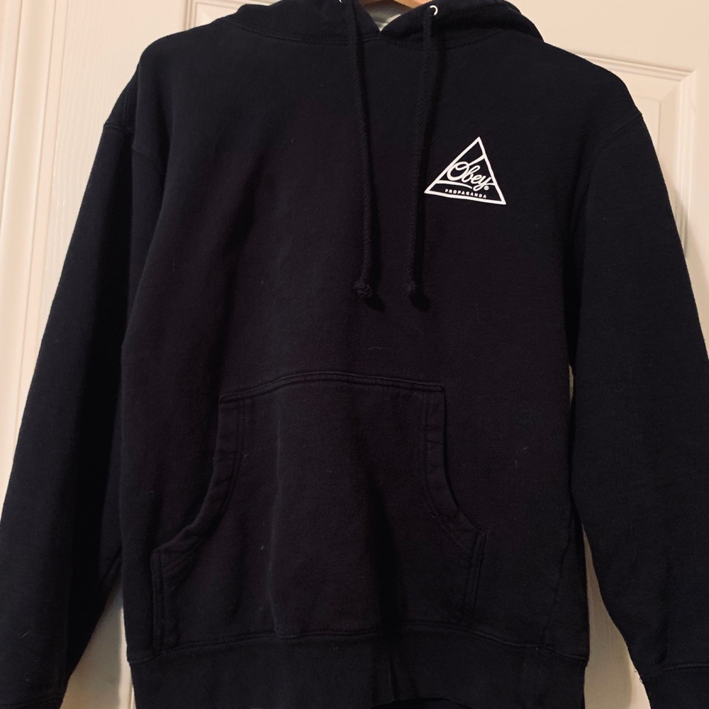 Black obey hoodie